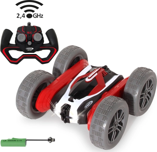 Mașină RC de cascadorii Jamara SpinX roșu-negru