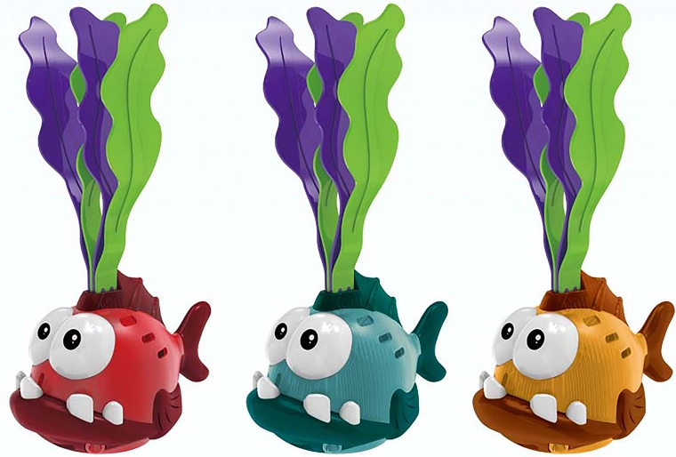 Jucărie de apă cu efecte LED în formă de pește