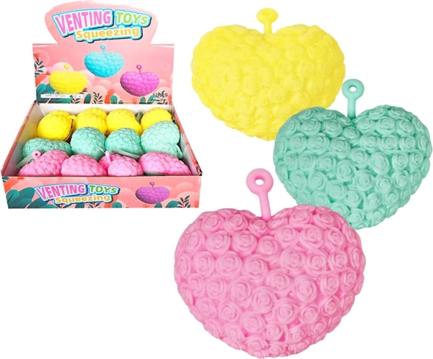 Inimioară de flori cu lumină, de strâns în mână