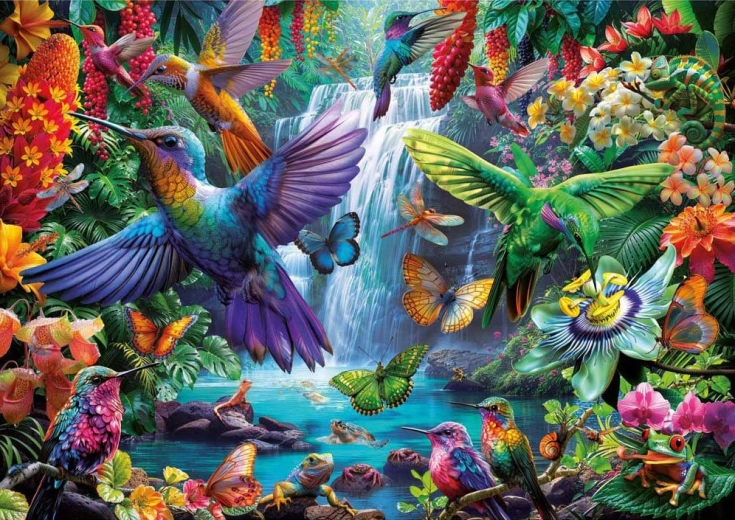 Puzzle Colibri tropicali 1000 piese EDUCA