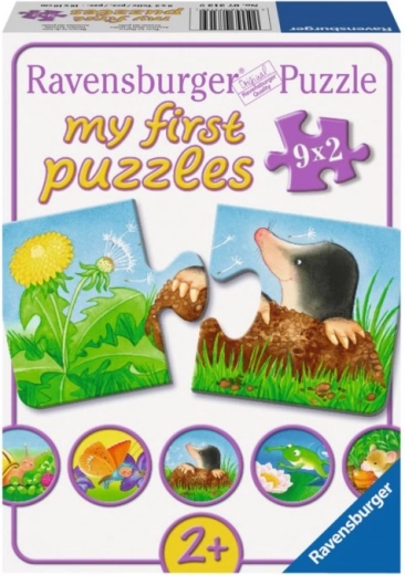 RAVENSBURGER Primul meu puzzle Animăluțe din grădină 9x2 piese