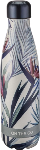 Termos din plastic 0,5 l cu motiv frunze