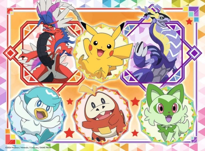 Puzzle 100 piese Pokémon