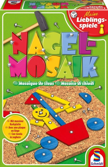 Schmidt joc cu ciocănelul – mozaic creativ din plută pentru copii