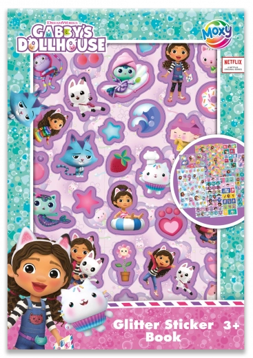 Autocolante sclipitoare Căsuța magică a lui Gábin A5, 8 coli