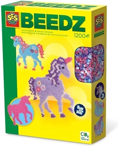 SES Creative Beedz mărgele de călcat – cai fantastici și unicorni (1200 buc.)
