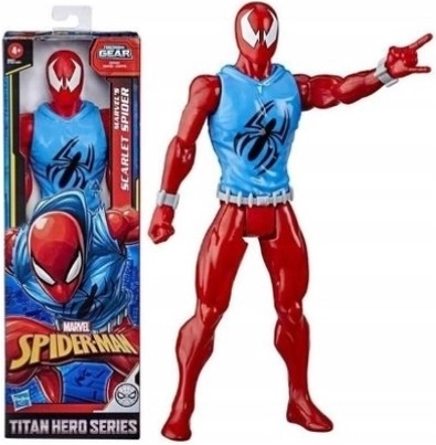 Figurină Marvel Spider-Man Titan Hero Series Scarlet Spider 30 cm