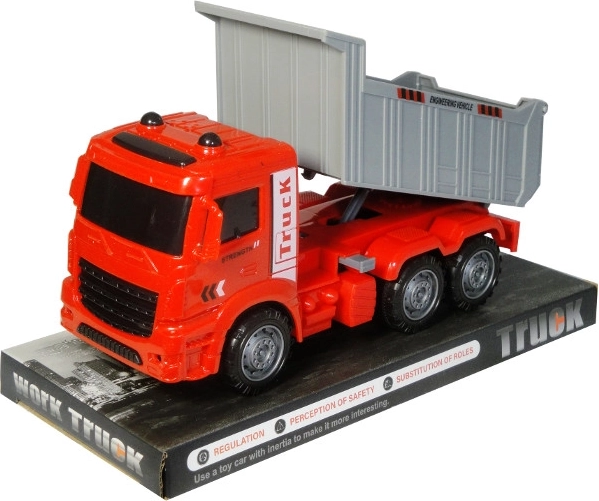 Camion basculant roșu