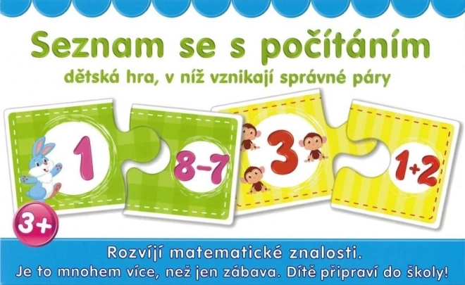 Puzzle perechi – fă cunoștință cu numărarea