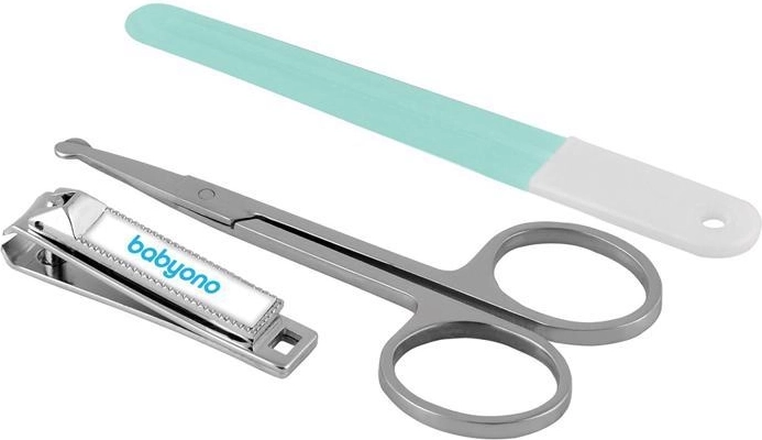 BabyOno set manichiură pentru bebeluși – culoare mentă