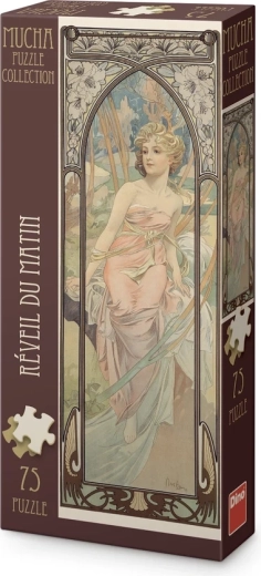 Puzzle panoramic Dino Alfons Mucha – Trezirea dimineții, 75 de piese