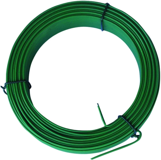 Sârmă de grădină cu înveliș PVC 1,8 mm, 50 m, verde