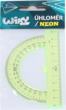 Raportor mic transparent neon