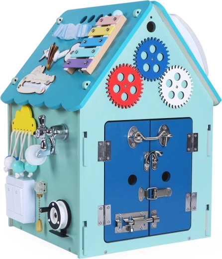 Placă de activități căsuță pentru copii 2Kids Toys – Albastru