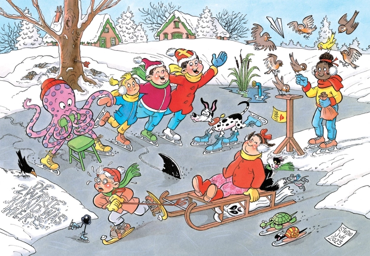 Puzzle Jumbo Jan van Haasteren Junior: Patinaj 240 piese