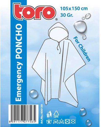 Pelerină poncho pentru copii TORO