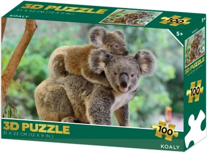 Puzzle 3D cu koale