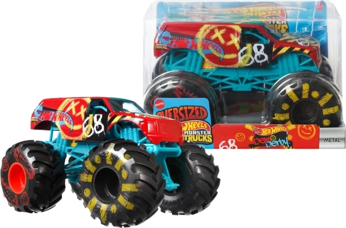 Hot Wheels Monster Trucks Demo Derby la scara 1:24