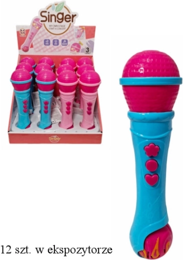 Microfon pentru copii cu sunete, melodii și lumini