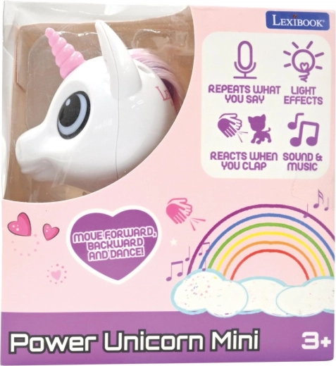 Robot unicorn cu efecte de lumină și sunet