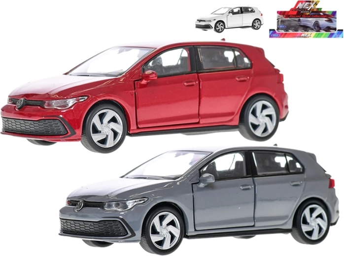 Model metalic de mașină Volkswagen Golf 8 GTI cu mecanism pull-back