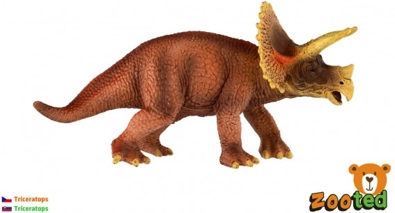 figurină triceratops din plastic 20 cm