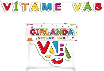 Ghirlandă din hârtie Bine ați venit