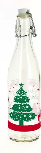 Sticlă cu închidere tip clemă 260 ml pentru lichior de ouă de casă