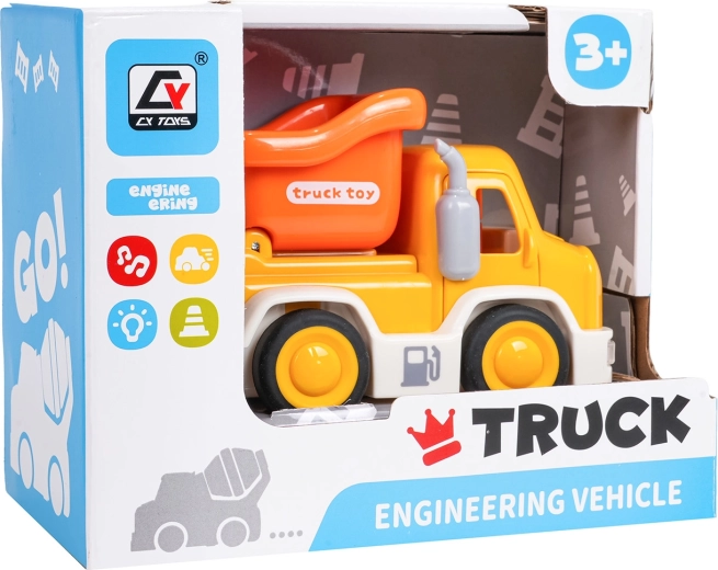 Camion basculant interactiv cu sunete și lumini