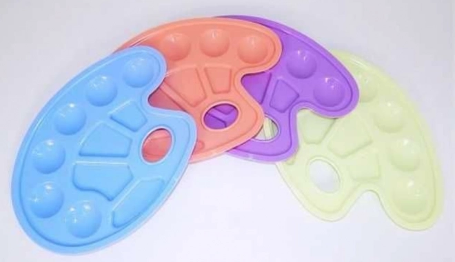 Paletă pentru culori KOH-I-NOOR, 6 adâncituri, pastel