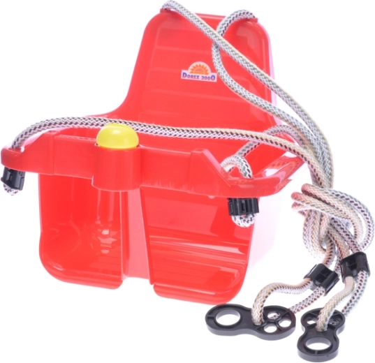 Leagăn pentru copii cu claxon – roșu