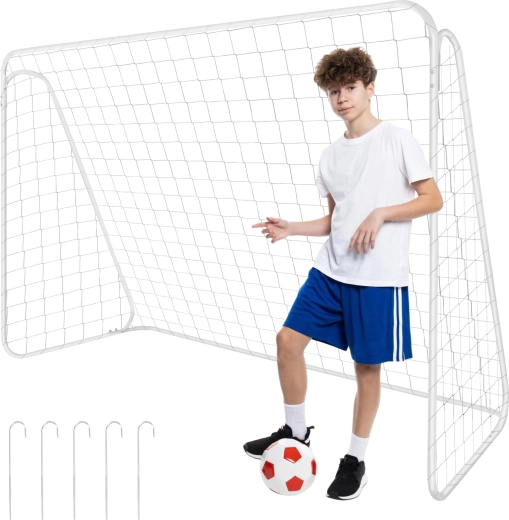 Poartă de fotbal Trizand 213 × 150 × 90 cm
