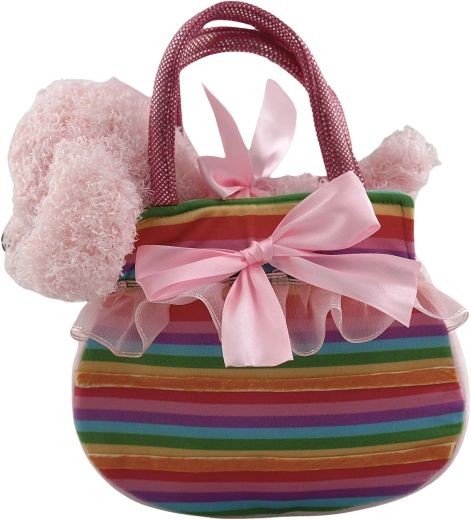 Geantă plușată cu cățelușa Caramelka