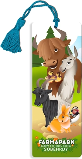 Semn de carte 3D Prime – animăluțe din Farmapark
