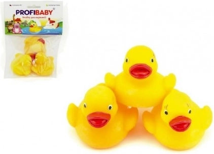 Profibaby rațe mici care scot sunete (piuie) pentru cadă 6 cm (3 buc.)