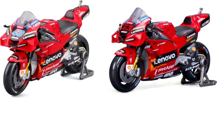 Maisto model metalic de motocicletă Ducati Lenovo Team 2022 1:18