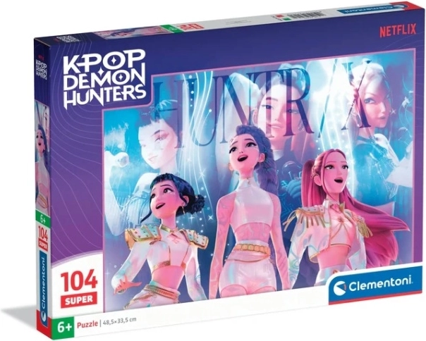 Puzzle Clementoni Super K‑Pop Demon Hunters, 104 piese