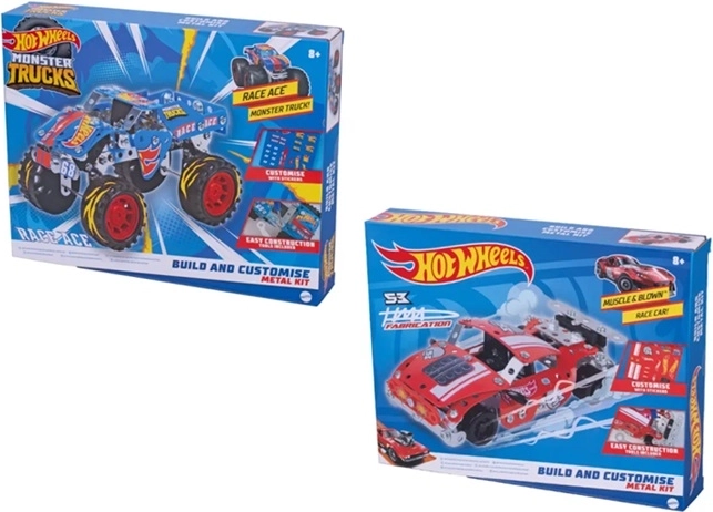 Hot Wheels Metal Tech set de construcție Monster Trucks