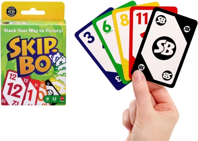 Mattel Skip-Bo joc de societate cu cărți