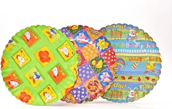 Farfurie de hârtie de Paște 23 cm - 1 bucată