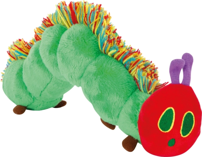 small foot omidă de pluș din cartea Omida mâncăcioasă (Eric Carle) 28 cm