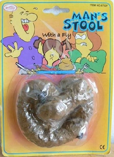 Jucărie amuzantă căcăță cu muște