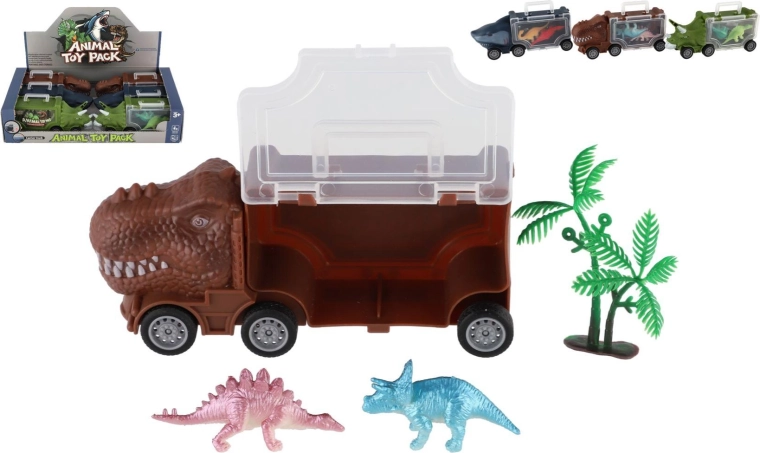 Camion dinozaur cu accesorii 16 × 7 cm