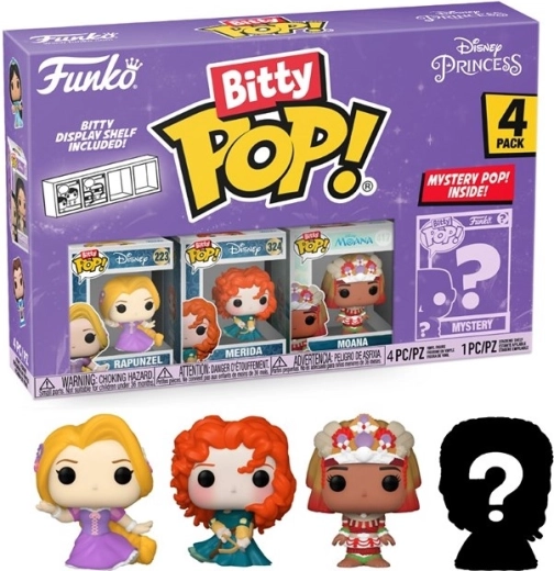 Funko Bitty Pop! Disney prințesa Rapunzel - set de 4 figurine