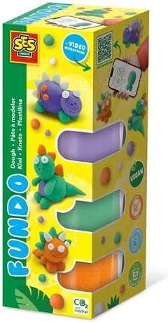 SES Creative FunDo plastilină de modelat dinozauri