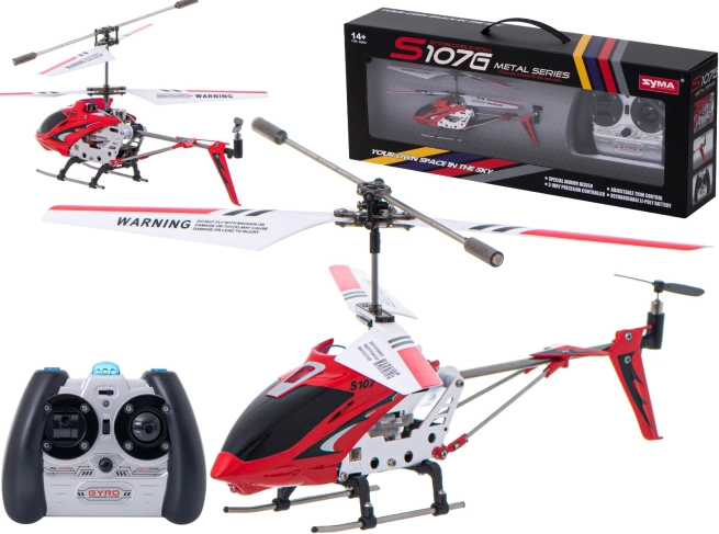 Elicopter RC Syma S107G – Roșu
