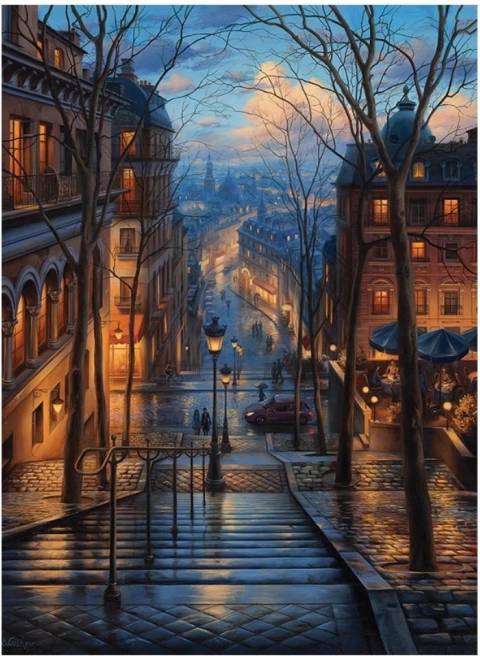 Puzzle Primăvara în Montmartre 1000 de piese