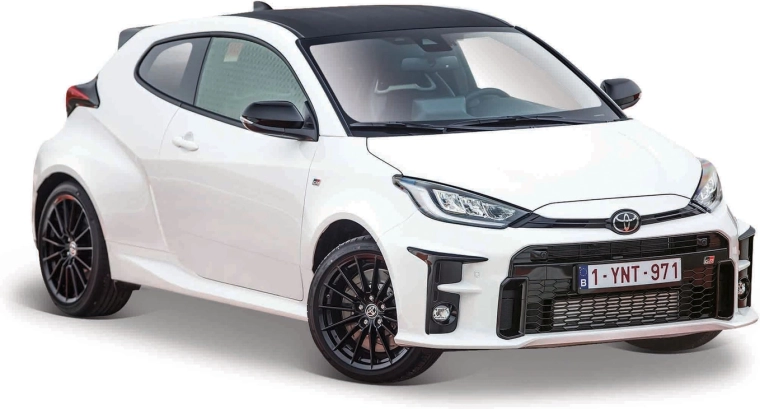 Maisto Toyota GR Yaris 2021 alb 1:24