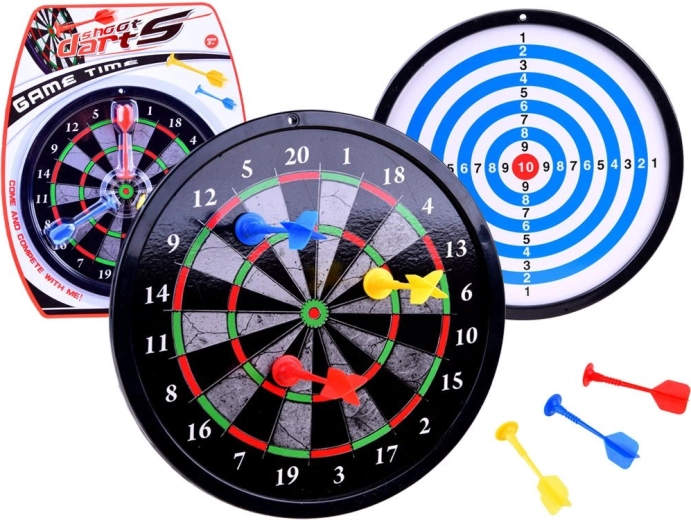 Țintă magnetică reversibilă (față-verso) pentru darts