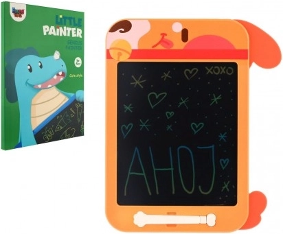 Tablă de desen pentru copii – cățel portocaliu 19,5 × 29 cm